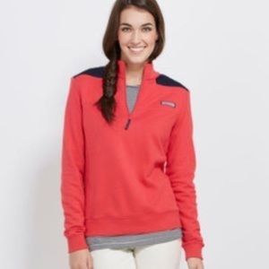 Vineyard vines shep shirt red navy small